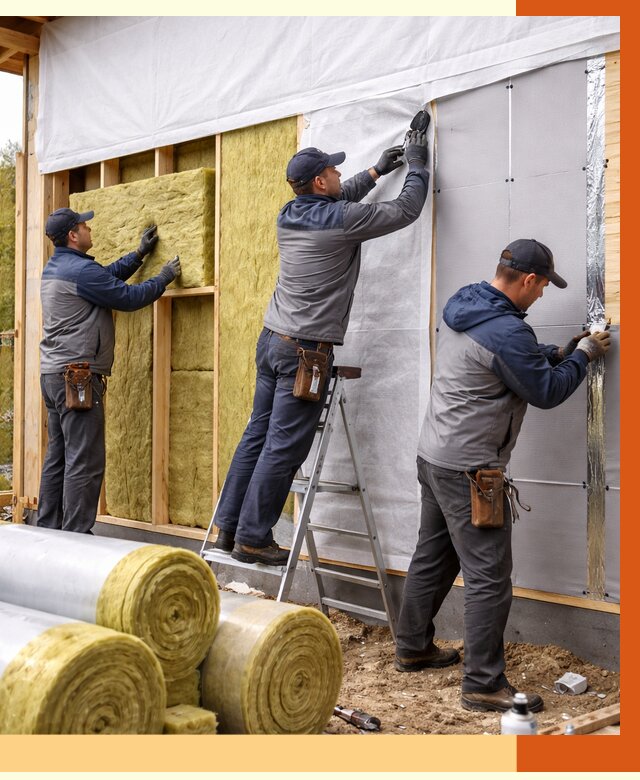 Утепление каркасного дома в Югорске от 4289 руб./м2 — профессионально | ТепломастерЮгр