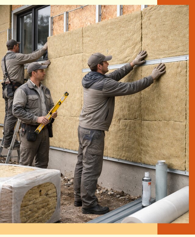 Утепление дома из SIP панелей в Югорске от 6331 руб./м² под ключ | ТепломастерЮгр