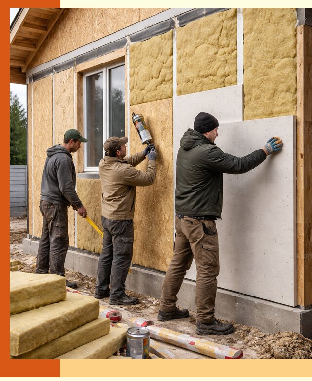 Профессиональное утепление дома из SIP-панелей в Югорске