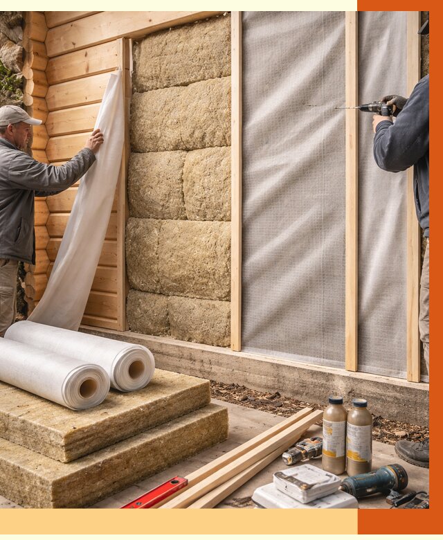 Утепление дома из минибруса в Югорске от 4595 руб/м2 — заказать профессионально | ТепломастерЮгр