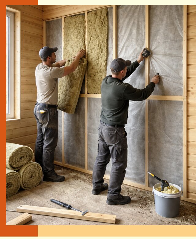 Утепление дома из минибруса в Югорске: комплексные теплоизоляционные работы