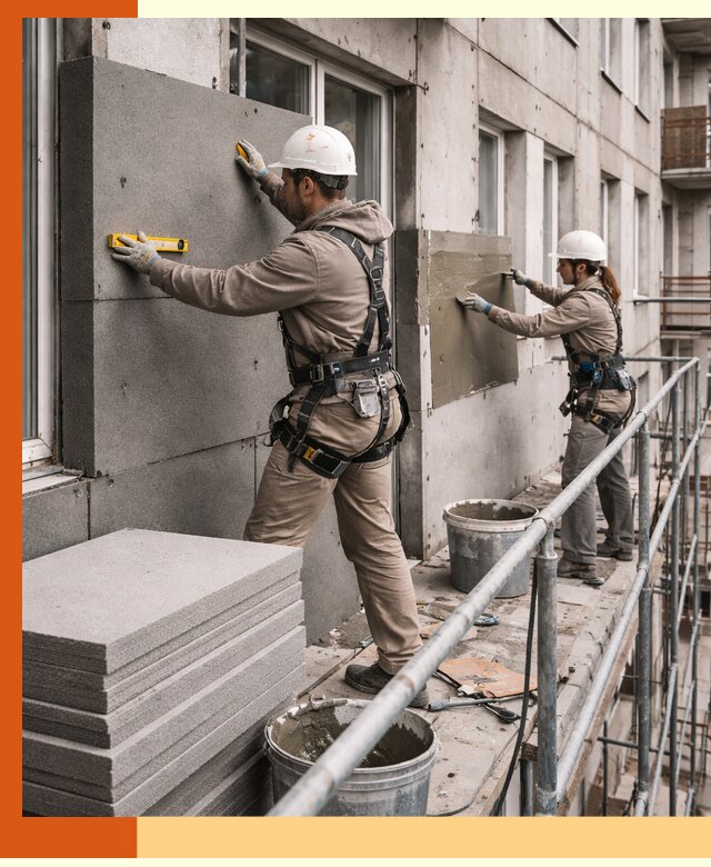 Утепление квартиры снаружи под ключ в Югорске