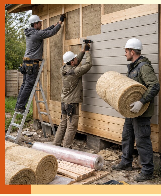 Утепление бани снаружи в Югорске профессионально и надежно