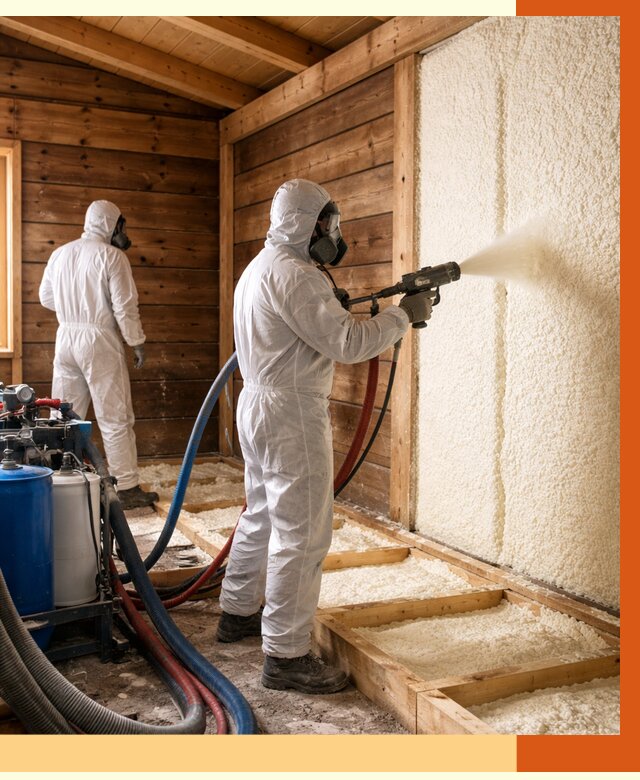 Утепление бани ппу в Югорске под ключ от 4289 руб./м2 | ТепломастерЮгр - напыление и монтаж ппу