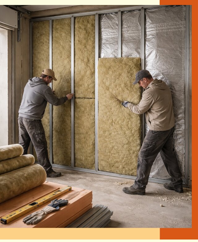 Утепление гаража изнутри в Югорске от 7658 руб/м2 — работы и цена | ТепломастерЮгр