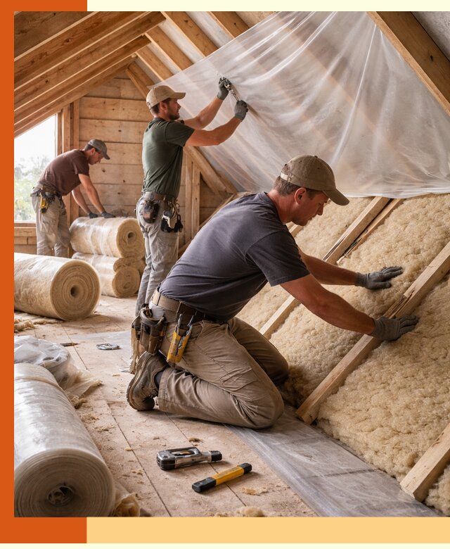 Утепление крыши изнутри в Югорске: профессионально и надежно