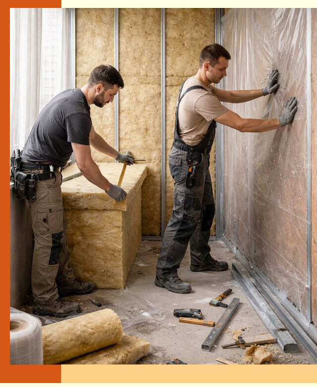 Профессиональное утепление лоджии в Югорске эффективно и надежно