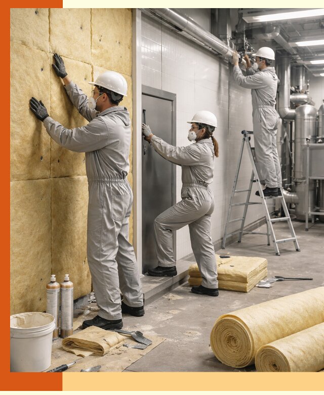 Утепление пищевого цеха под ключ в Югорске