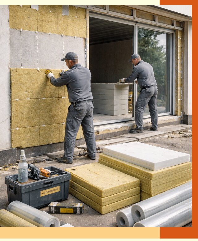 Утепление торгового павильона в Югорске от 14806 руб./м² под ключ | ТепломастерЮгр