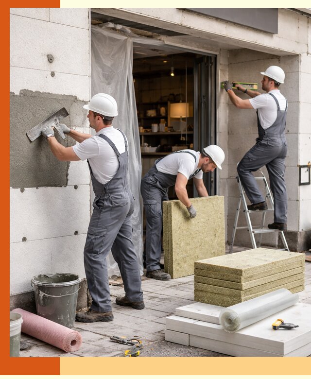 Утепление кафе в Югорске: профессиональная теплоизоляция и монтаж