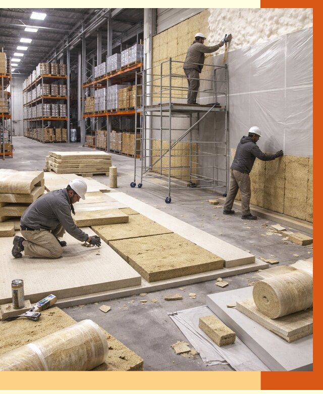 Утепление складского терминала в Югорске от 7658 руб./м² под ключ | ТепломастерЮгр