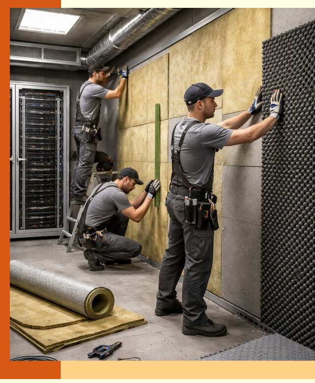 Утепление серверной комнаты профессионально в Югорске