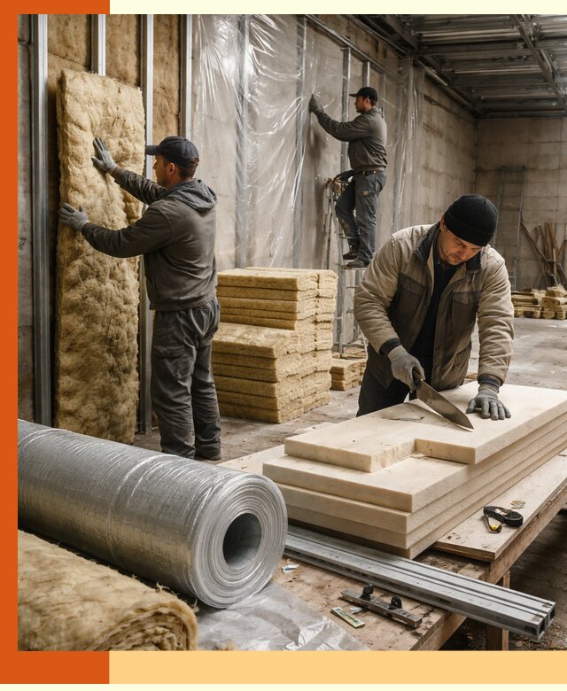 Утепление торгового склада в Югорске с энергоэффективными решениями