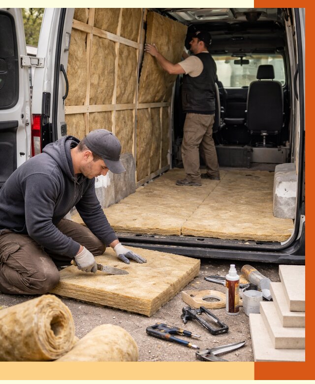 Утепление кемпера в Югорске под ключ от 12253 руб. — профессионально | ТепломастерЮгр