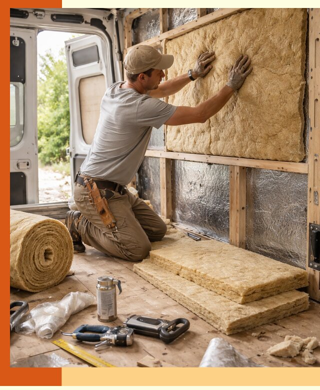 Утепление кемпера под ключ в Югорске с гарантией качества