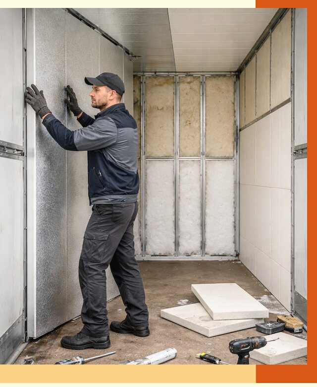 Утепление холодильного кузова в Югорске от 13785 руб. под ключ | ТепломастерЮгр