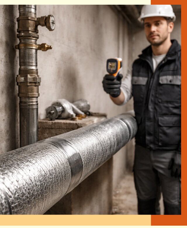 Утепление труб водоснабжения в Югорске от 8679 руб. за м² — услуги ТепломастерЮгр