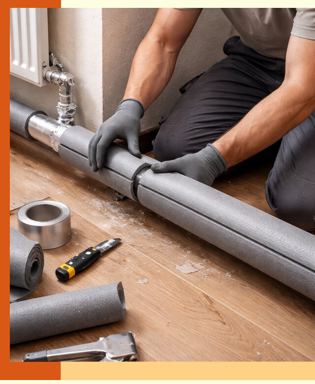 Утепление труб отопления в Югорске: теплоизоляция и защита сети