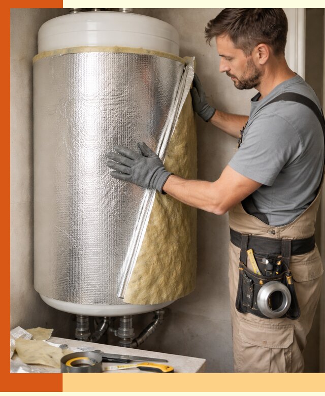 Утепление бойлера в Югорске для снижения теплопотерь и экономии энергии