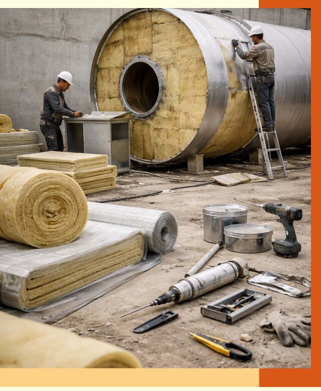 Утепление резервуара с топливом в Югорске от 28080 руб. под ключ | ТепломастерЮгр