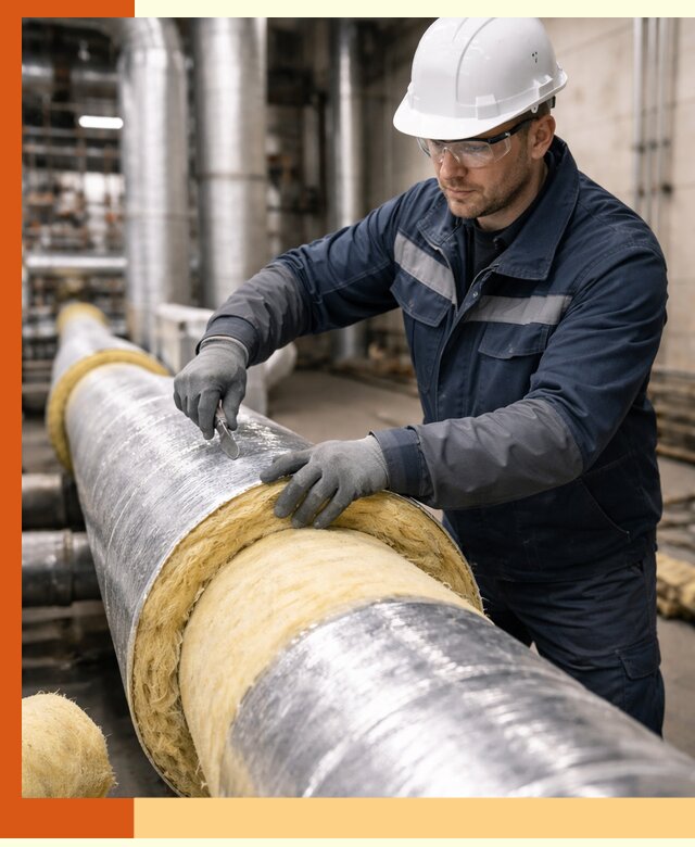 Утепление технологического оборудования и заводских установок в Югорске