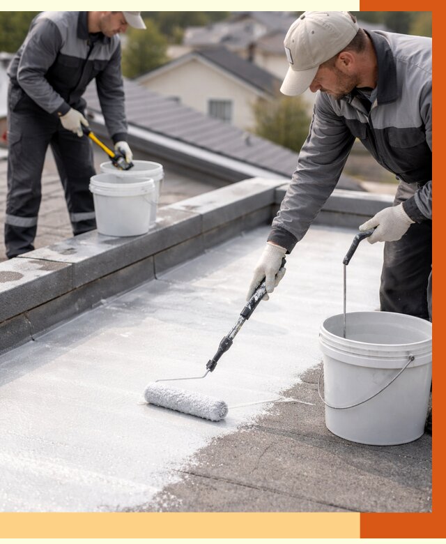 Утепление кровли жидкой теплоизоляцией в Югорске от 2195 руб./м2 | ТепломастерЮгр