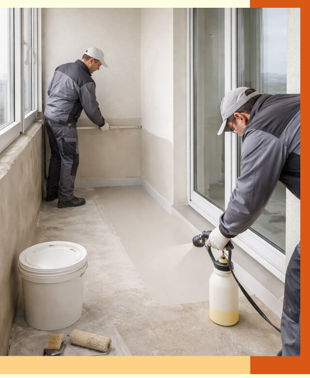 Утепление балкона жидкой теплоизоляцией в Югорске от 5871 руб./м2 | ТепломастерЮгр