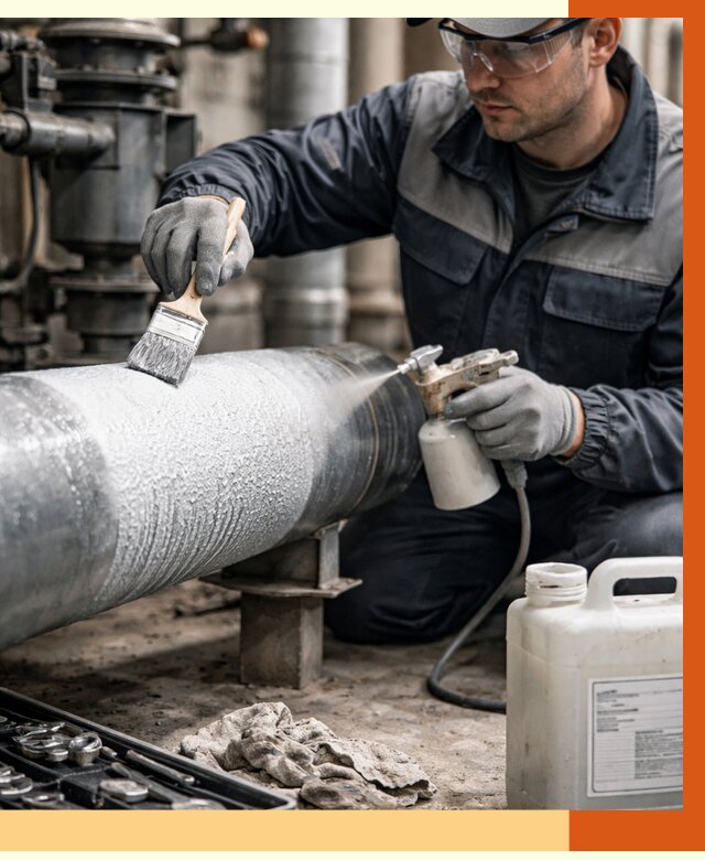 Утепление оборудования жидкой теплоизоляцией в Югорске от 4595 руб. | ТепломастерЮгр