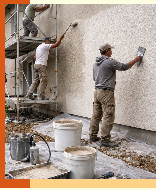 Утепление фасада жидкой пробкой в Югорске