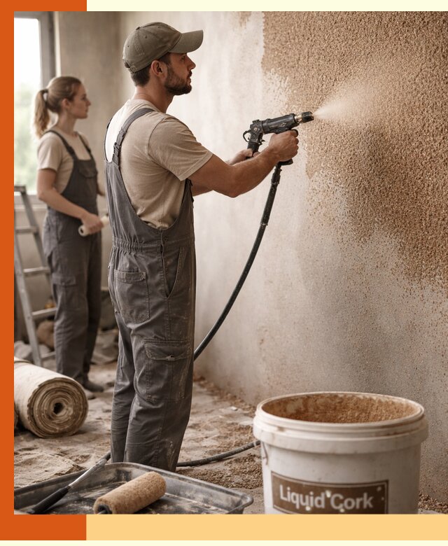 Утепление стен жидкой пробкой в Югорске эффективное и долговечное