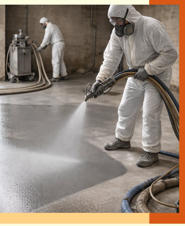 Гидроизоляция полимочевиной в Югорске от 8679 руб/м² — напыление полимерной гидроизоляции | ТепломастерЮгр