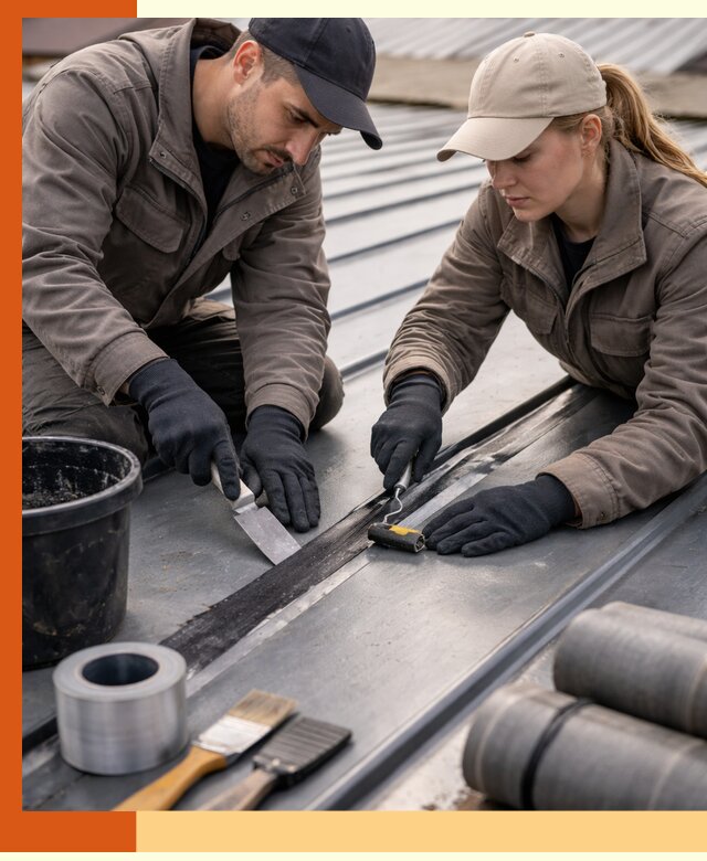 Гидроизоляция фальцевой кровли в Югорске качественно и надежно