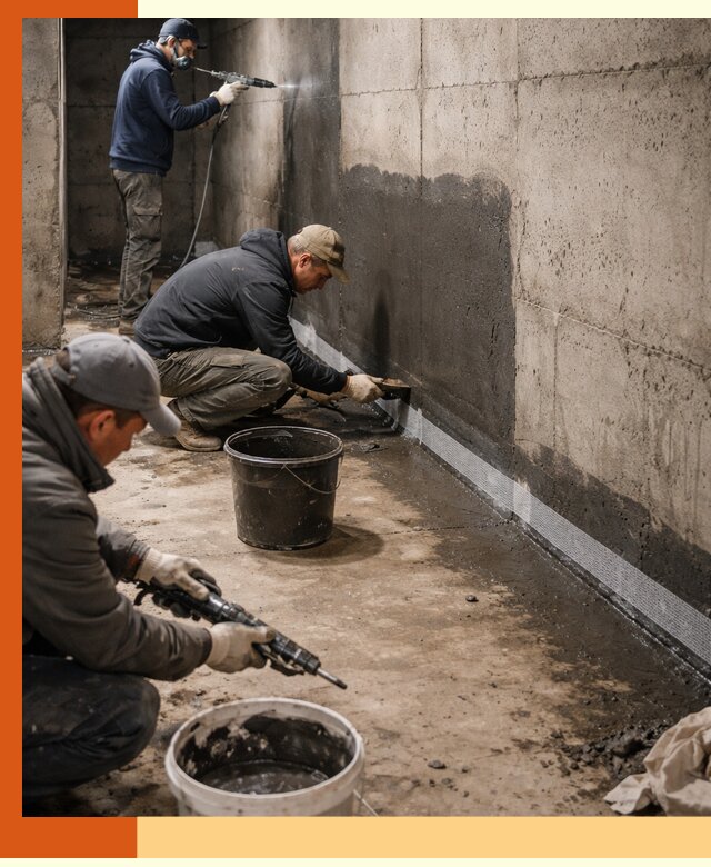 Гидроизоляция подвала в Югорске — комплексная защита от влаги