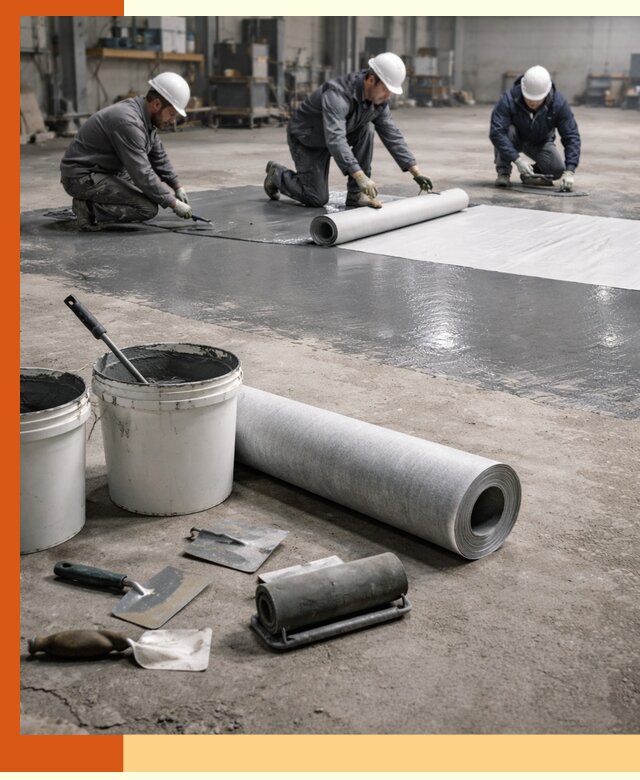 Гидроизоляция промышленного пола в Югорске — защита и долговечность