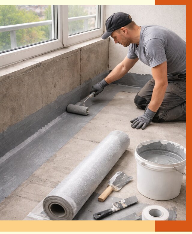 Профессиональная гидроизоляция балкона в Югорске от 4289 руб. | ТепломастерЮгр