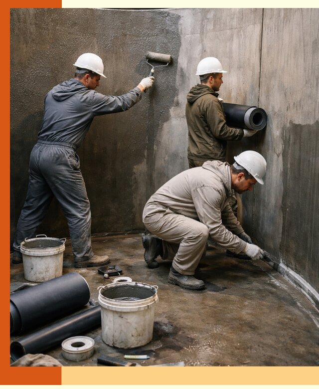 Гидроизоляция резервуара профессионально в Югорске