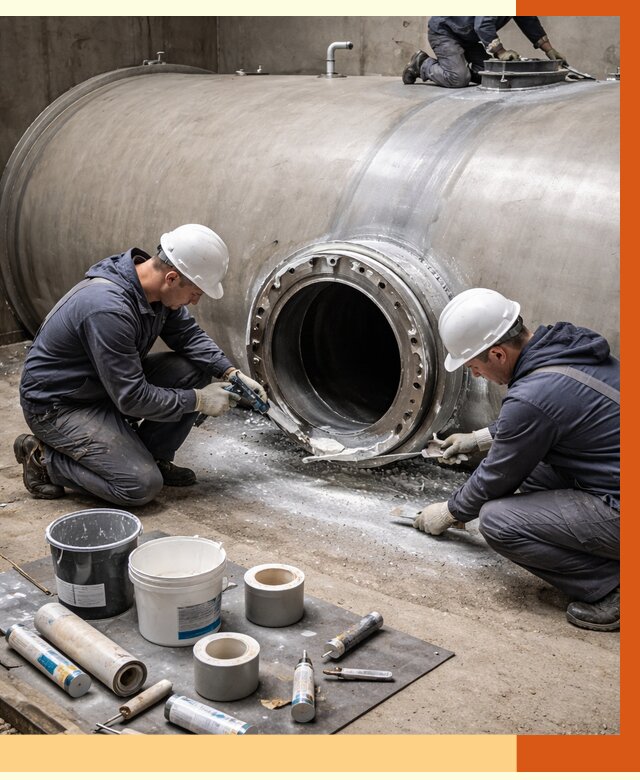 Гидроизоляция резервуара с топливом в Югорске от 76583 руб. под ключ | ТепломастерЮгр