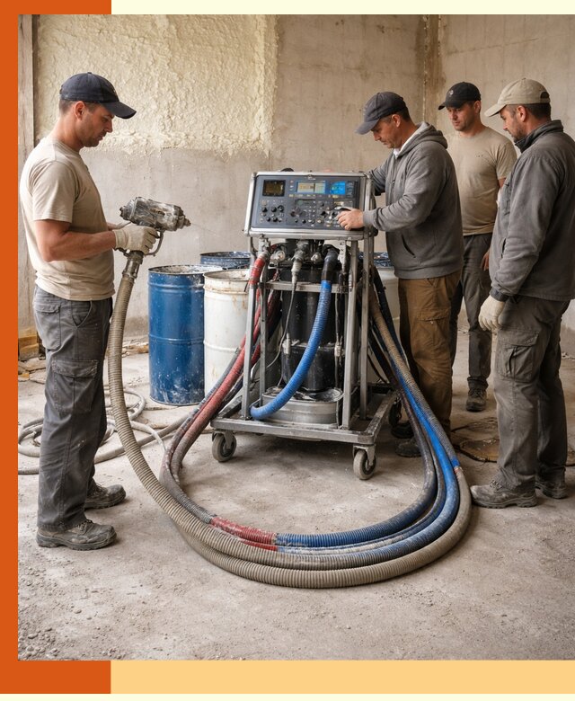 Аренда установки для напыления ППУ в Югорске на выгодных условиях